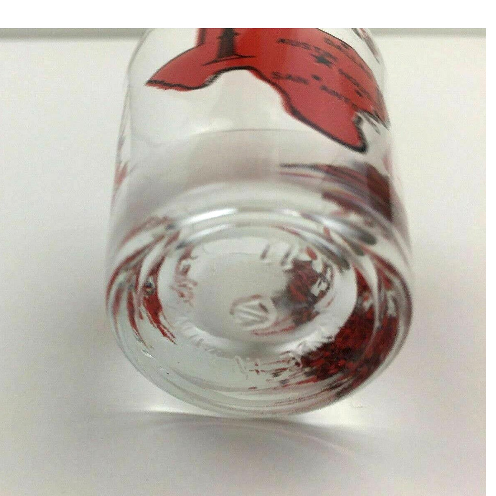 Texas State Map Mini Shot Glass Red Longhorn Rodeo Cowboy Barware - Picture 4 of 6